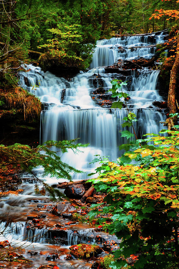 Autumn Falls Photograph By Jeffrey Mcginthy - Pixels