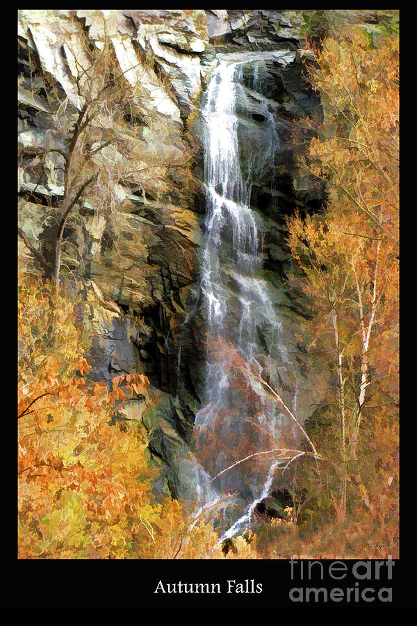 Autumn Falls Digital Art by Rebecca Langen