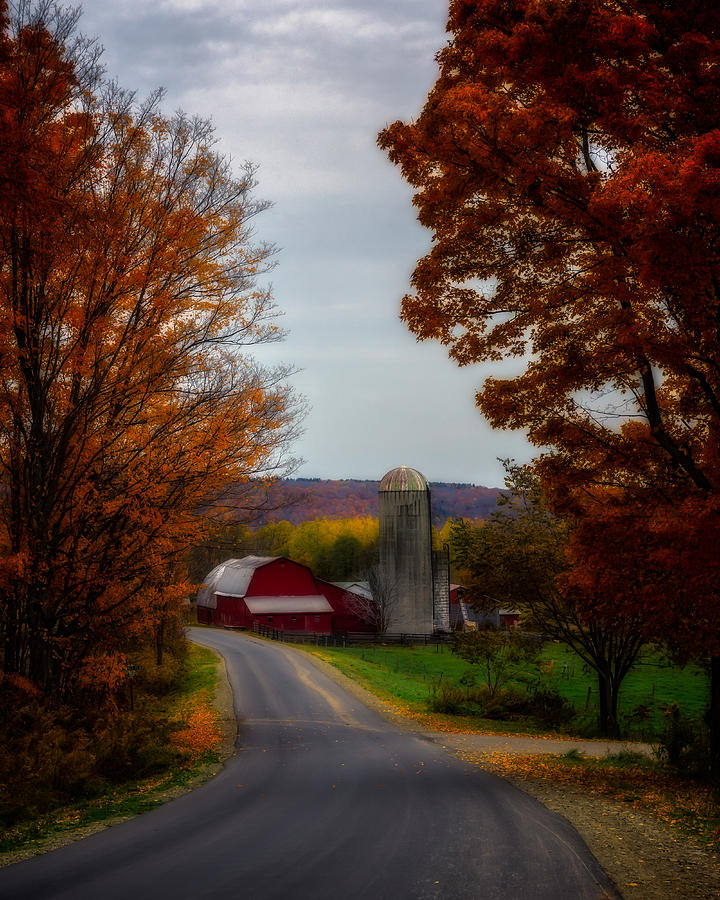 Autumn Farm Photograph by Chris Bordeleau