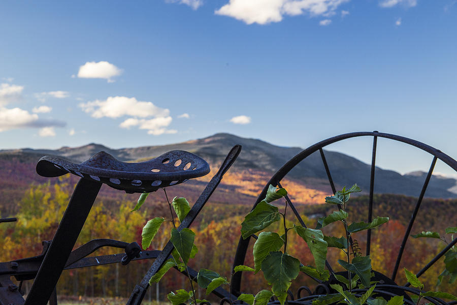 Autumn Farm Equipment Photograph by White Mountain Images