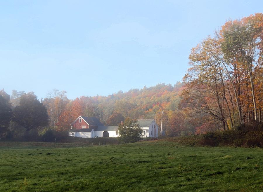 Autumn Farm House Photograph by MTBobbins Photography