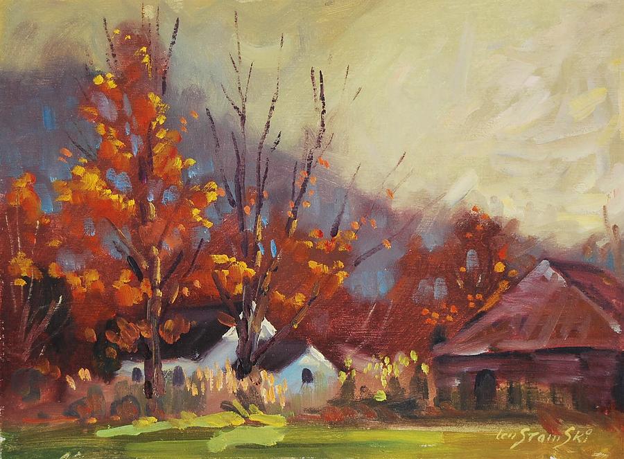 autumn farm paintings
