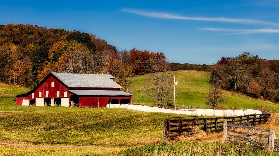 Autumn Farm - West Virginia Photograph by Mountain Dreams