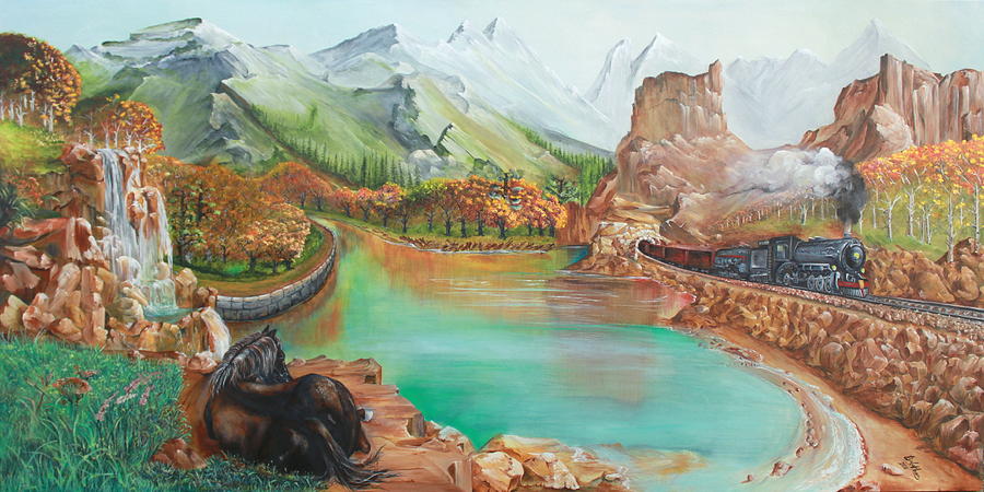 Autumn Painting by Farzali Babekhan
