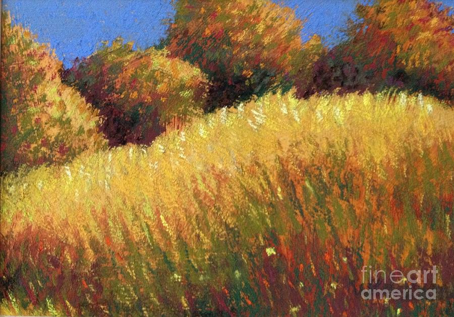 Autumn Field Pastel by Wendy Koehrsen