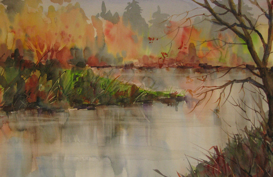 Fall Painting - Autumn Fire by Chito Gonzaga