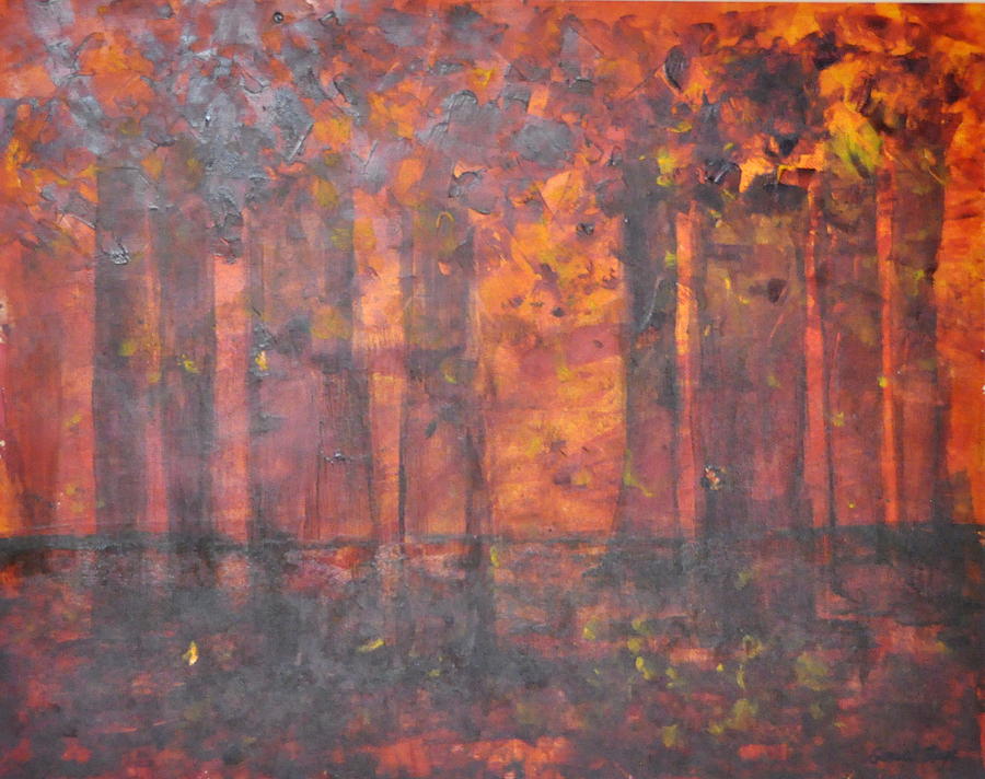 Autumn Fire  Painting by Sonal Raje