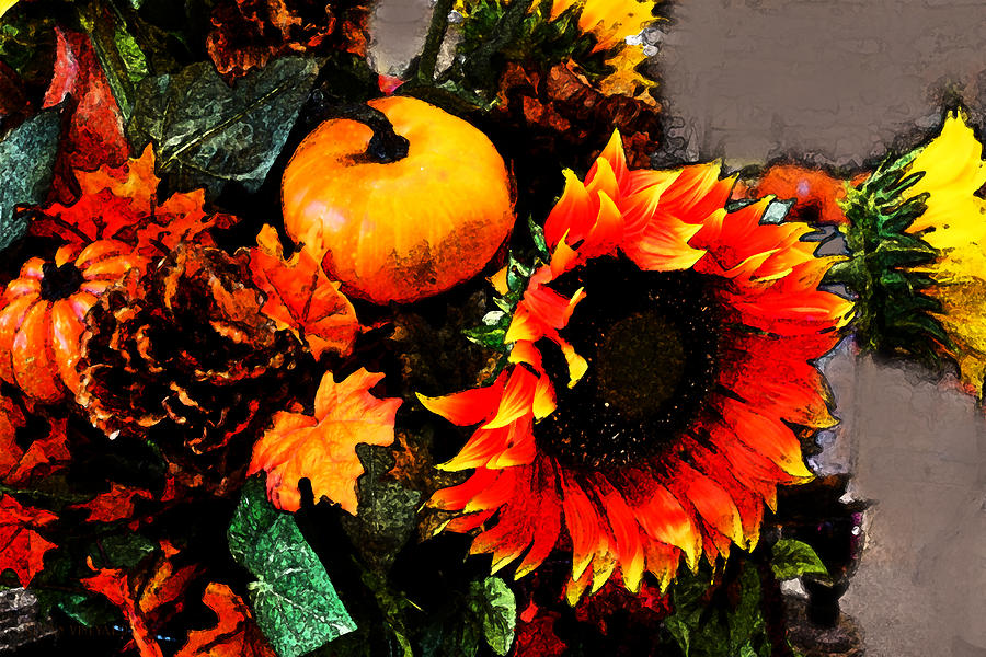 Autumn Flowers Photograph by Susan Vineyard