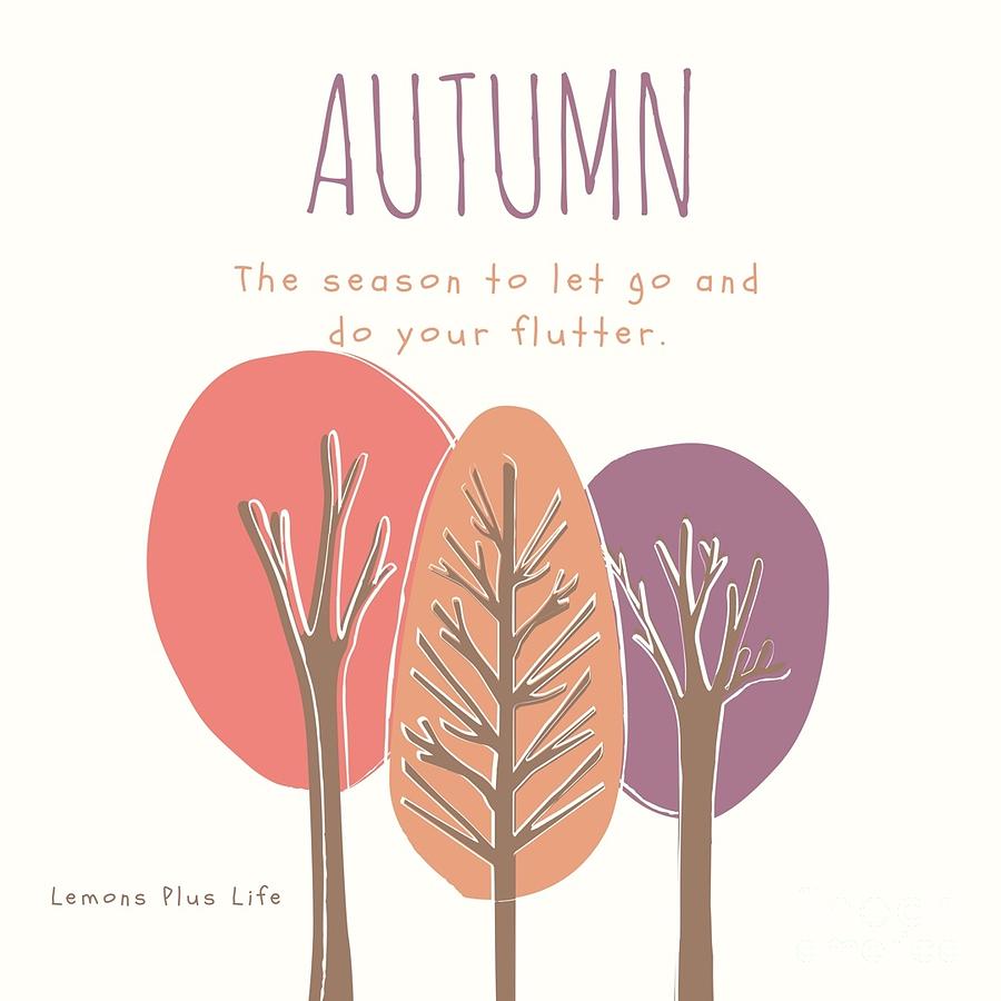 Autumn Flutter Digital Art by Carol Riddle