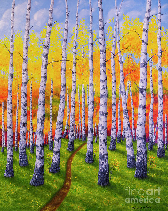 Autumn Forest 2 Painting