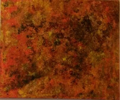 Abstract Painting - Autumn Forest by Amy Jayne Roper