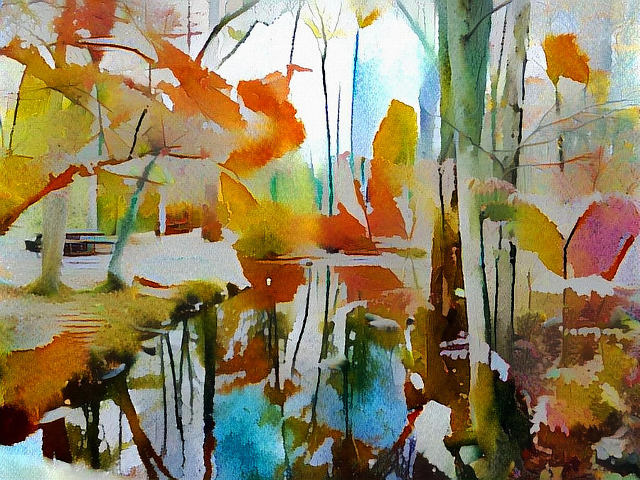 Autumn Forest Digital Art by Bruce Rolff
