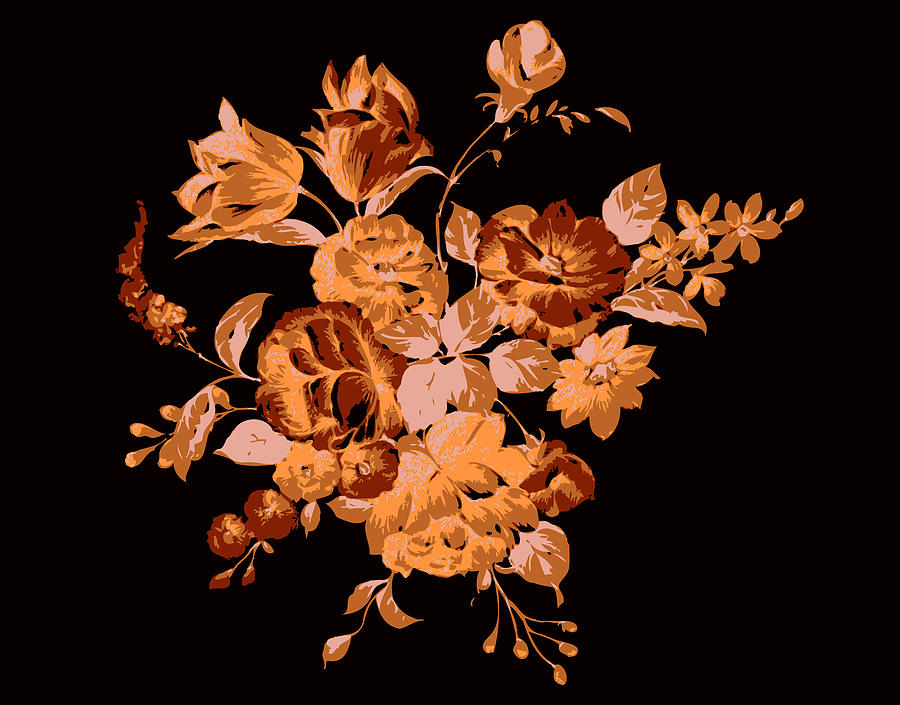 Flower Digital Art - Autumn Fresh by Georgiana Romanovna