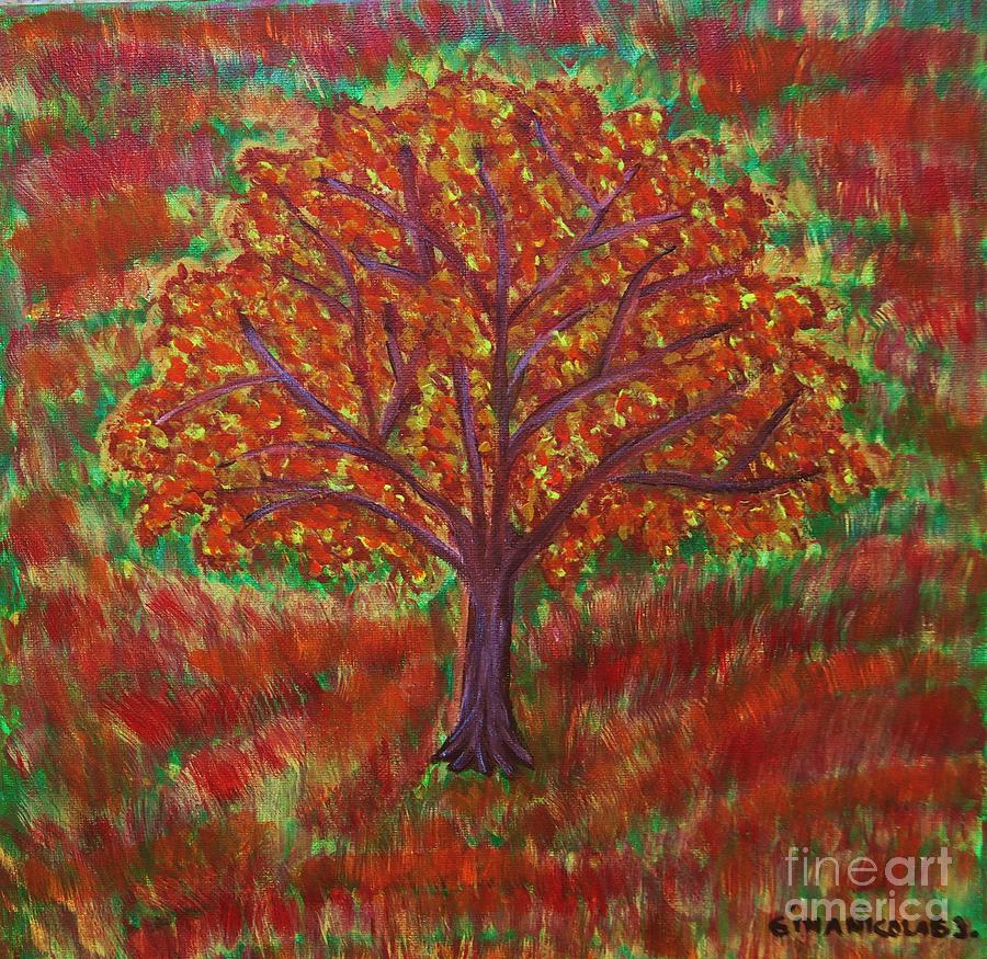 Autumn Painting by Gina Nicolae Johnson
