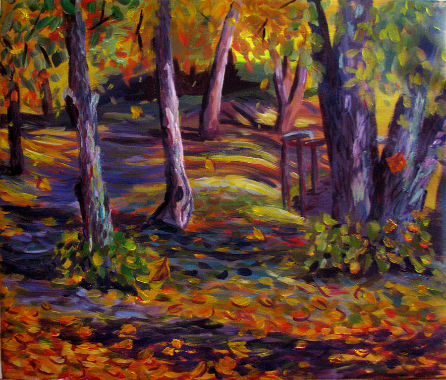 Autumn Glory Painting by Art Nomad Sandra  Hansen