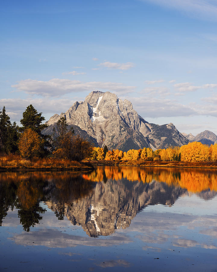 Autumn Glory at Oxbow Bend in GTNP Photograph by Vishwanath Bhat