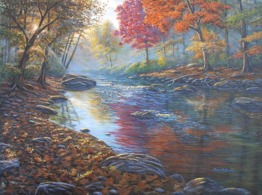 Autumn Glow Painting by Bruce Dumas