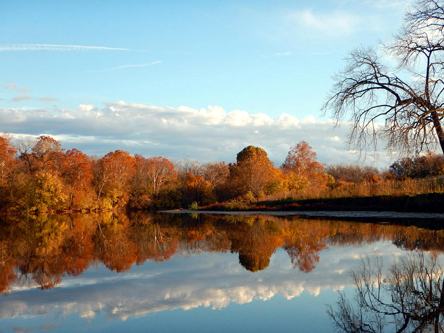 Autumn Glow on the Shenandoah Photograph by Craig Lancto - Fine Art America