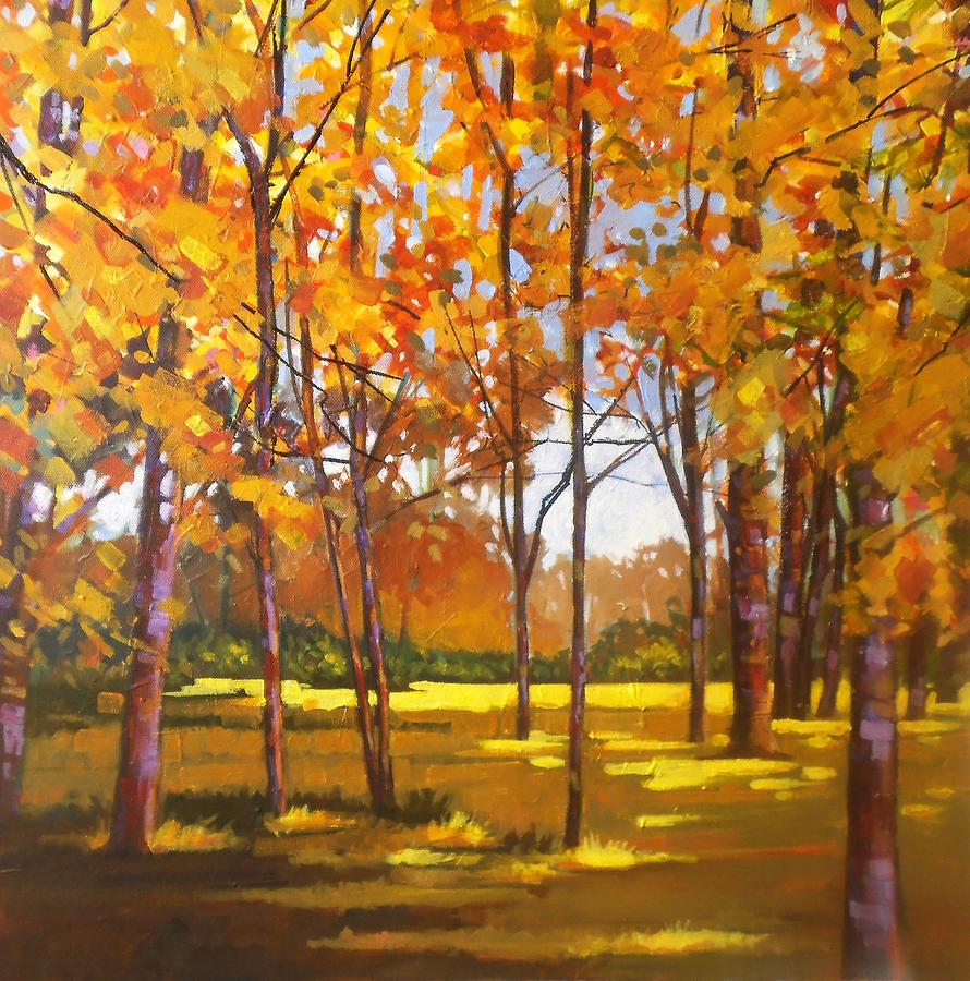 Autumn Gold Painting by Jim Mc Partlin - Fine Art America