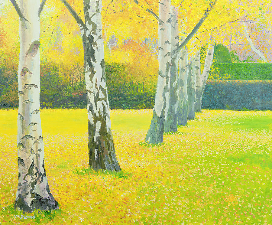 Autumn Gold Painting by William Ireland