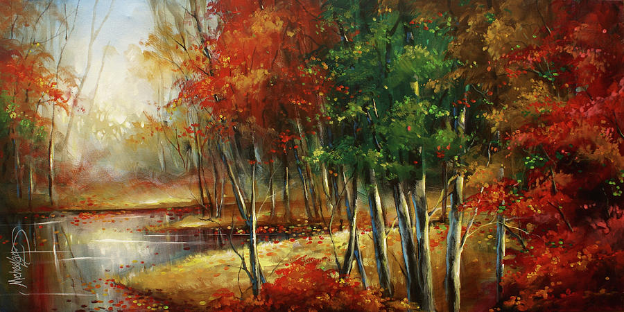   Autumn Grace Painting by Michael Lang