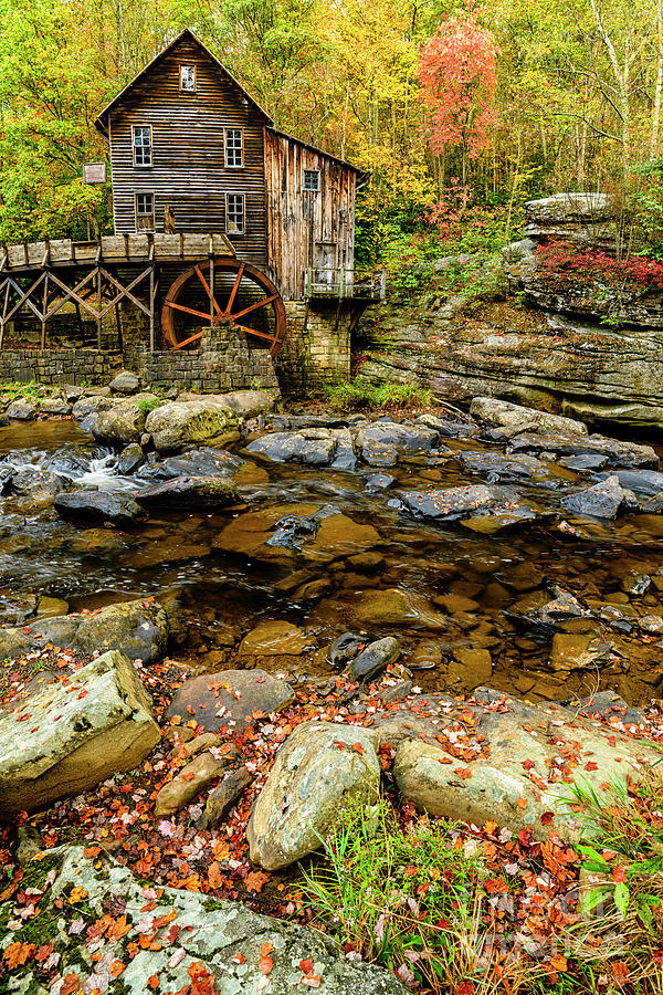 Autumn Grist Mill Photograph by Thomas R Fletcher