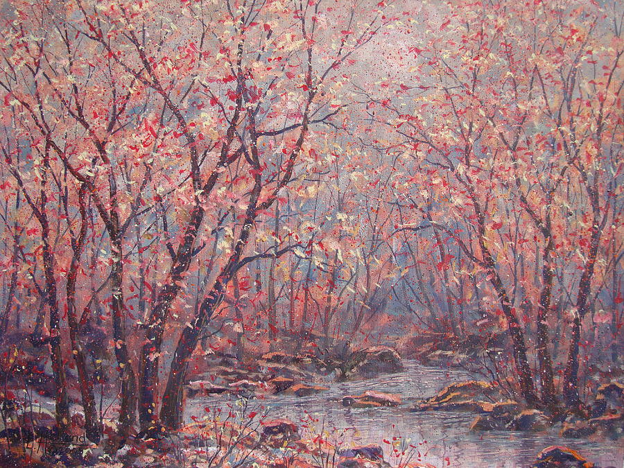 Landscape Painting - Autumn Harmony. by Leonard Holland