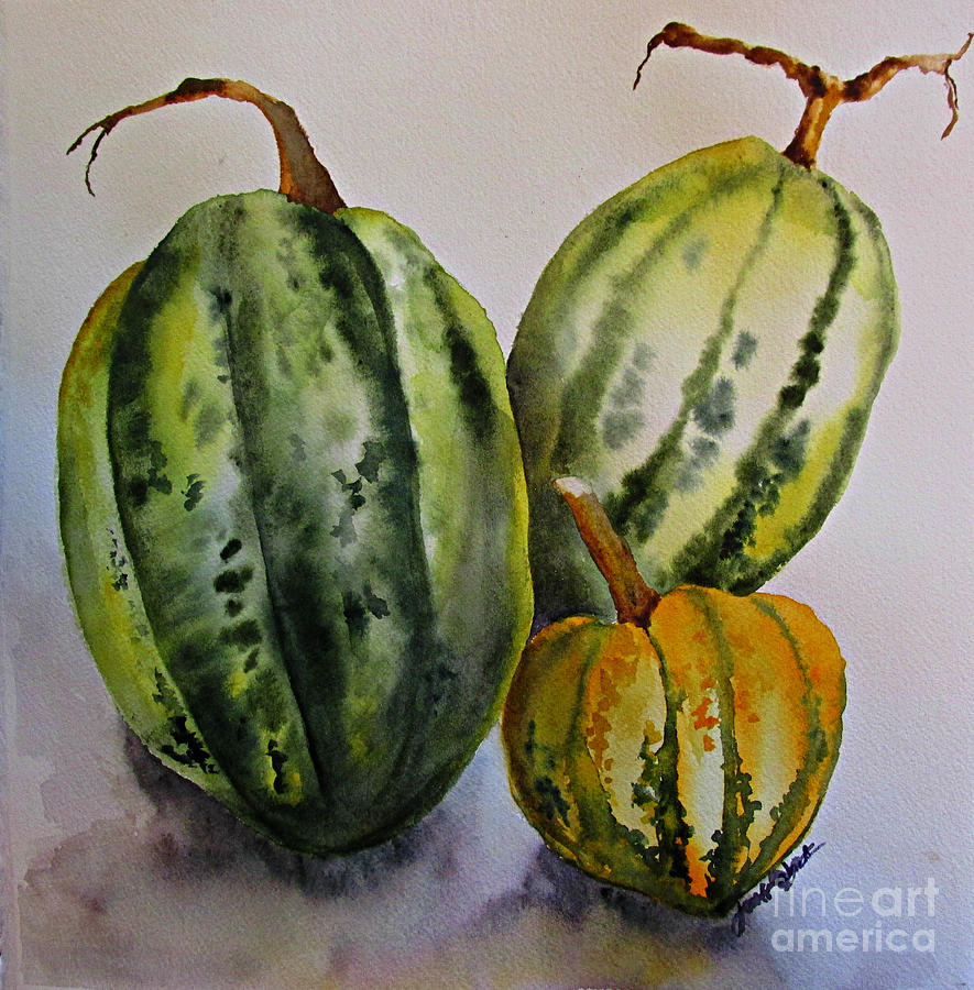 Autumn Harvest Painting by Janet Cruickshank