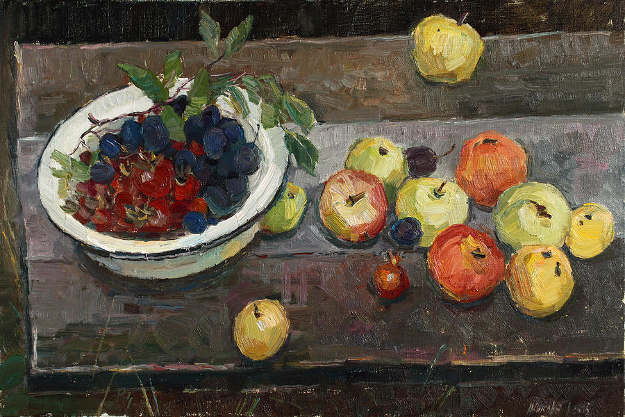 Still Life Painting - Autumn harvest by Juliya Zhukova