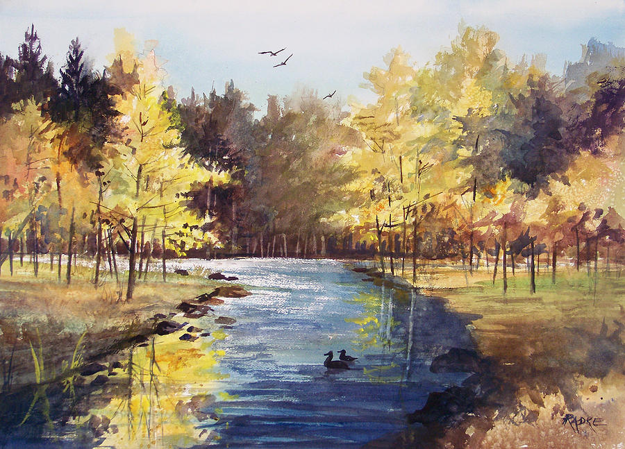 Impressionism Painting - Autumn Impressions by Ryan Radke