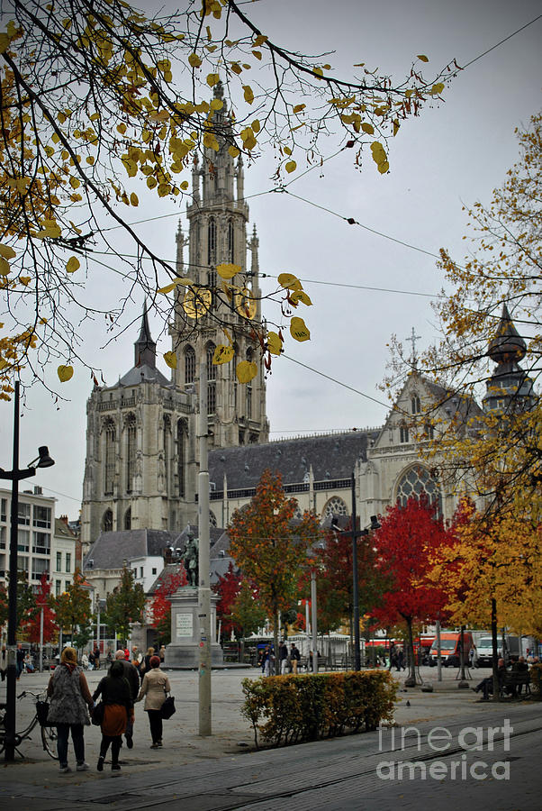 Fall Photograph - Autumn in Antwerp by Jost Houk