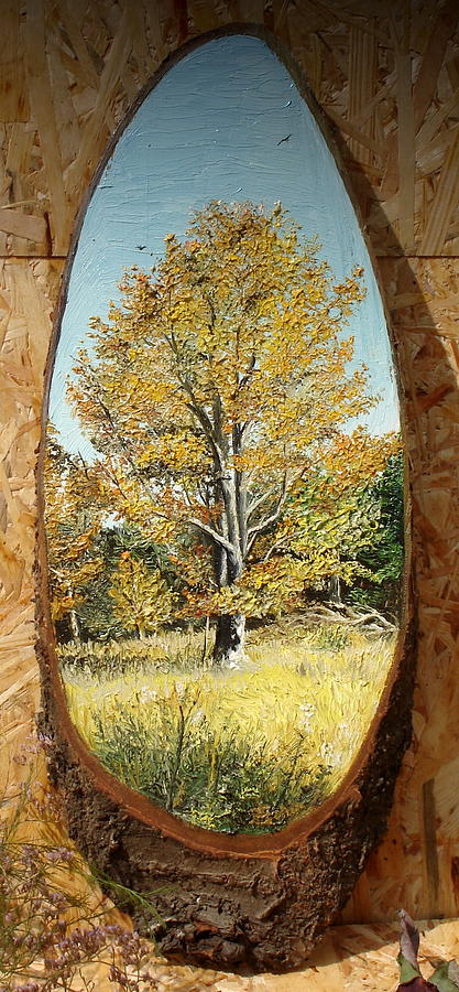Autumn in Azuga Painting by Sorin Apostolescu