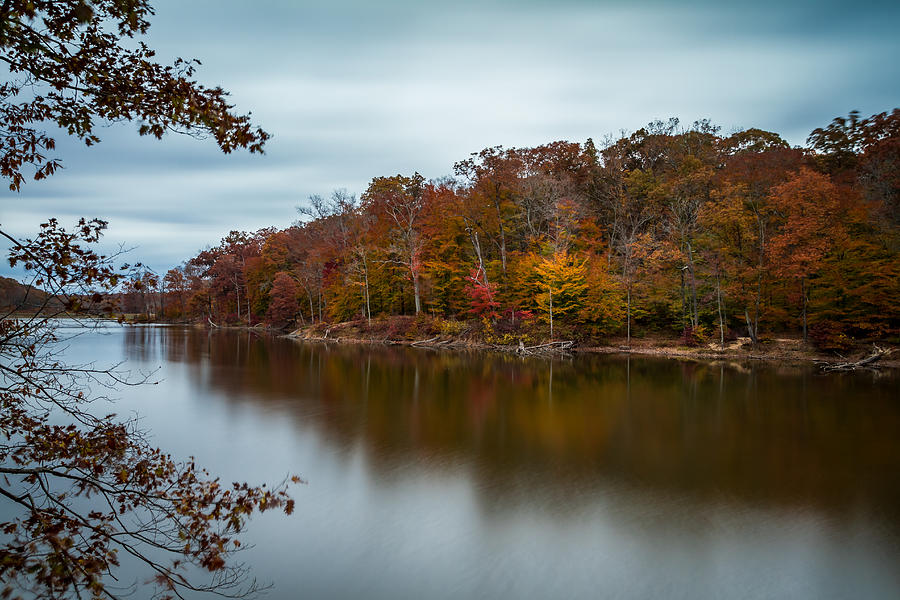 Autumn in Brown County - Long Exposure Photograph by Ron Pate