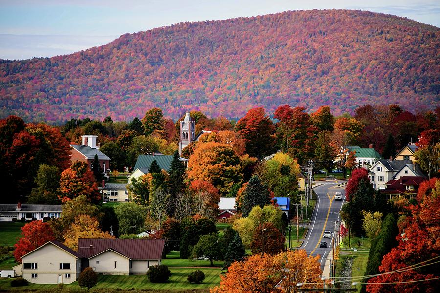Autumn In Danville Vermont Photograph