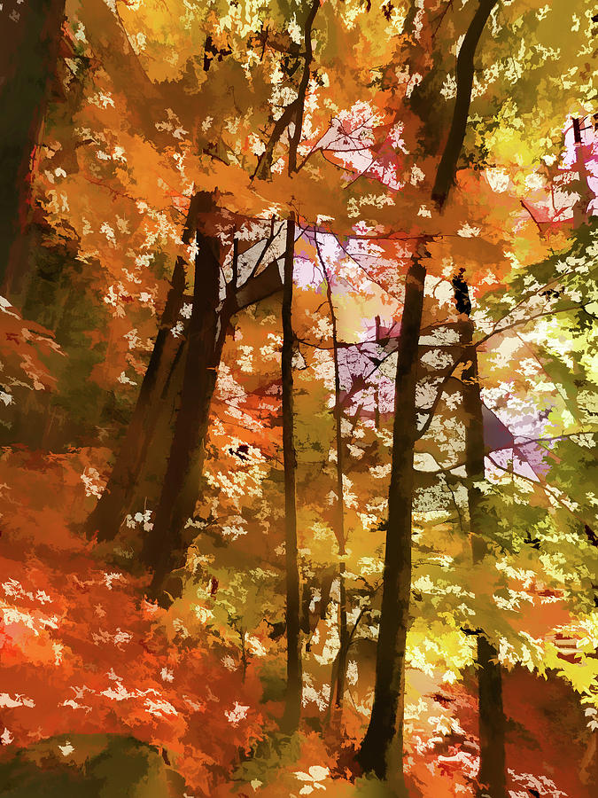 Autumn in Drie Painting by Jeelan Clark