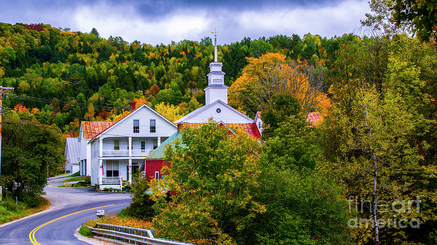 Autumn in East Topsham Vermont Photograph by Scenic Vermont Photography