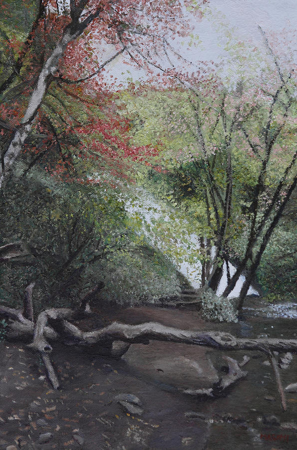Autumn in Japan Painting by Masami Iida