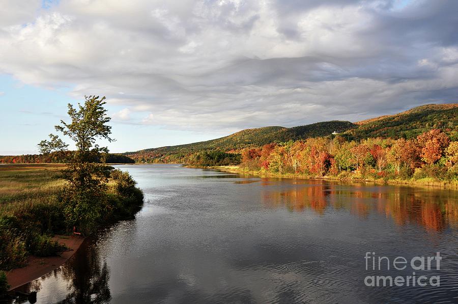 Autumn in Margaree Valley Cape Breton Photograph by Elaine Manley