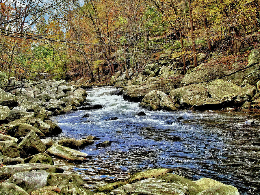 Autumn in Maryland Photograph by John Trommer