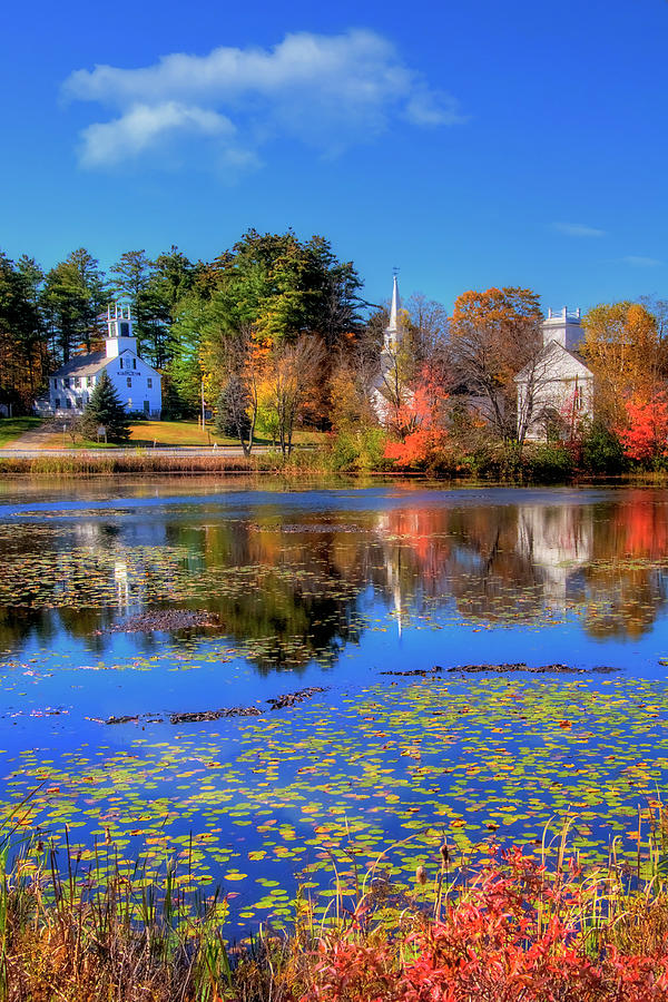 Autumn in New England - Marlowe NH Photograph by Joann Vitali
