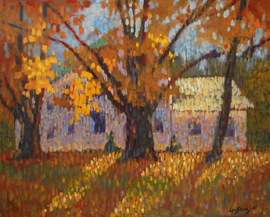 Autumn In New York Painting by Len Stomski