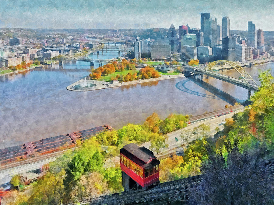 Autumn In Pittsburgh Digital Art by Digital Photographic Arts