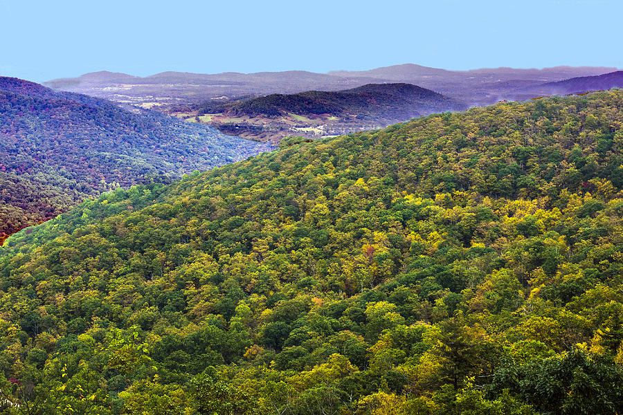 Autumn In Shenandoah National Park Photograph by William Bitman