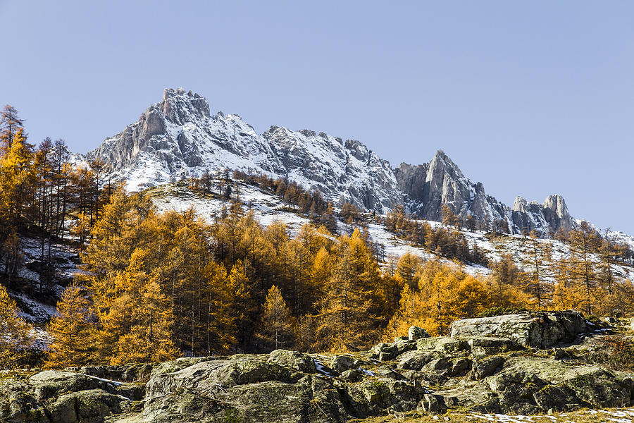 Autumn in the French Alps Photograph by Paul MAURICE