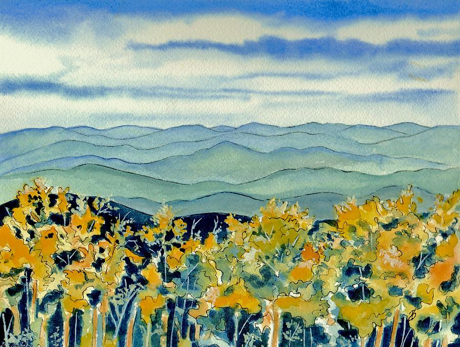 Autumn In The Maine Mountains  Painting by Brenda Owen
