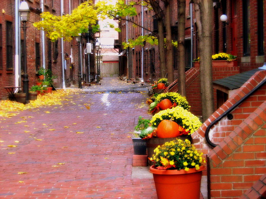Autumn in the North End Photograph by Bruce Carpenter