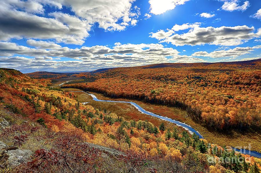 Autumn in the Valley Photograph by Bryan Benson