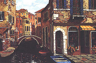 Autumn in Venice Painting by Viktor Shvaiko Autumn in Venice Painting by Viktor Shvaiko