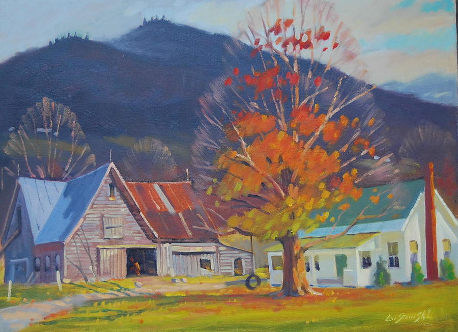 Autumn In Vermont Painting by Len Stomski