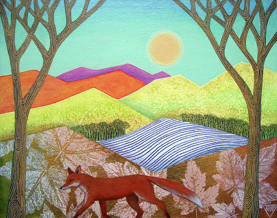 Autumn into Winter Painting by Jennifer Baird